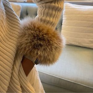 NWOT Faux Fur Cuffs
